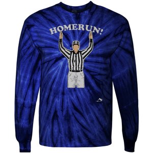 Funny HomeRun Baseball Football Tie-Dye Long Sleeve Shirt