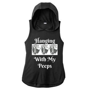 Funny Halloween Bats Hanging With My Peeps Tee Meaningful Gift Ladies PosiCharge Tri-Blend Wicking Draft Hoodie Tank