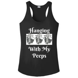 Funny Halloween Bats Hanging With My Peeps Tee Meaningful Gift Ladies PosiCharge Competitor Racerback Tank