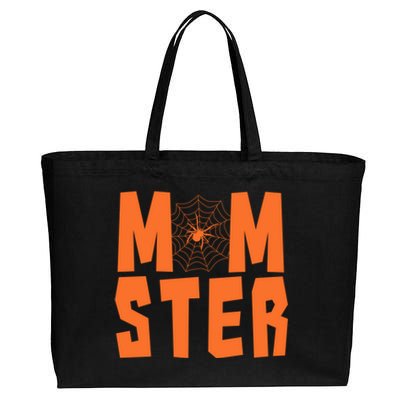 Funny Halloween Costume Idea For Sarcastic Mom Momster Gift Cotton Canvas Jumbo Tote