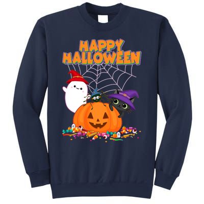 Funny Halloween, Cute Halloween, Cute Happy Halloween Friends Sweatshirt