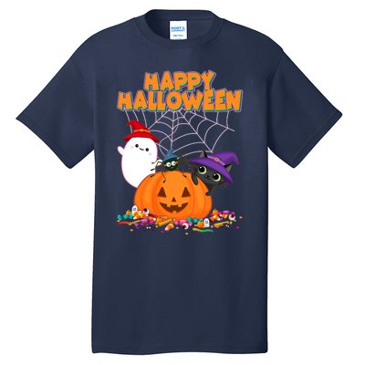 Funny Halloween, Cute Halloween, Cute Happy Halloween Friends Tall T-Shirt