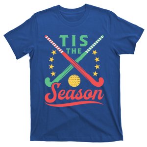 Field Hockey Christmas Tis The Season Cute Player Holiday Meaningful Gift T-Shirt