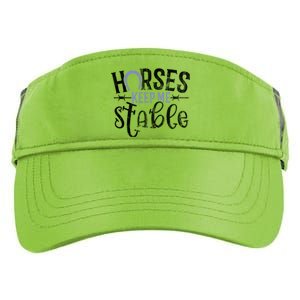 Funny Horse Cute Gift Horses Keep Me Stable Gift Adult Drive Performance Visor