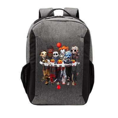 Funny Halloween, Cute Halloween, Cute Horror Movie Chibi Character Water Reflect Vector Backpack
