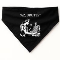 Funny History Caesar And Brutus Board Game Meme USA-Made Doggie Bandana
