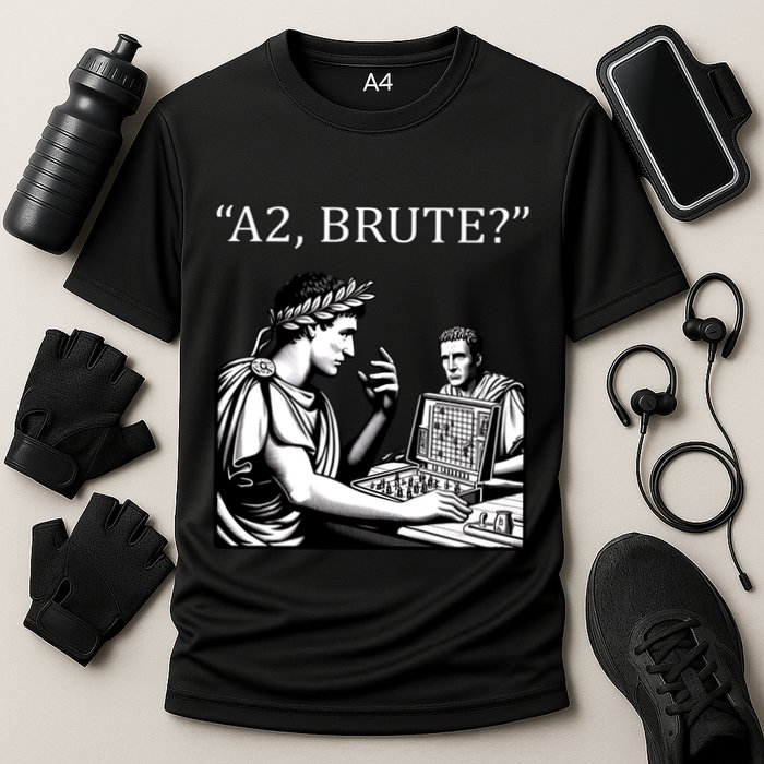 Funny History Caesar And Brutus Board Game Meme Performance Shirt