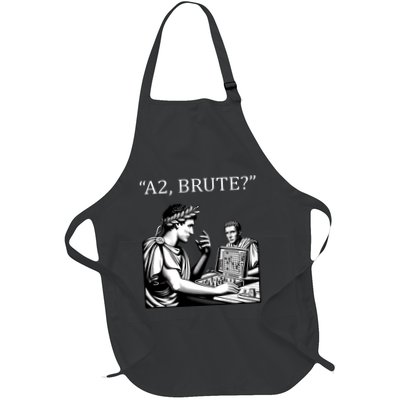 Funny History Caesar And Brutus Board Game Meme Apron