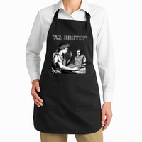 Funny History Caesar And Brutus Board Game Meme Apron