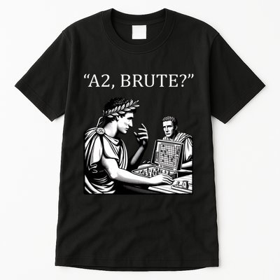 Funny History Caesar And Brutus Board Game Meme Tall T-Shirt