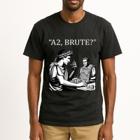 Funny History Caesar And Brutus Board Game Meme Tall T-Shirt