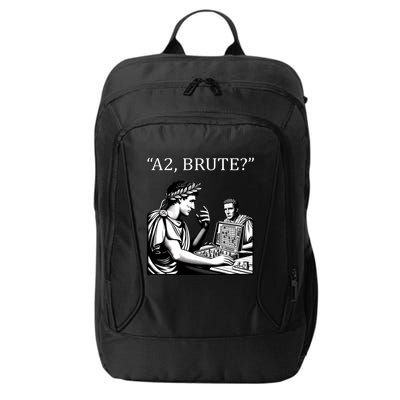 Funny History Caesar And Brutus Board Game Meme City Backpack