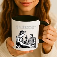 Funny History Caesar And Brutus Board Game Meme Mug