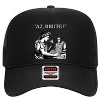 Funny History Caesar And Brutus Board Game Meme Trucker Hat