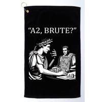 Funny History Caesar And Brutus Board Game Meme Golf Towel