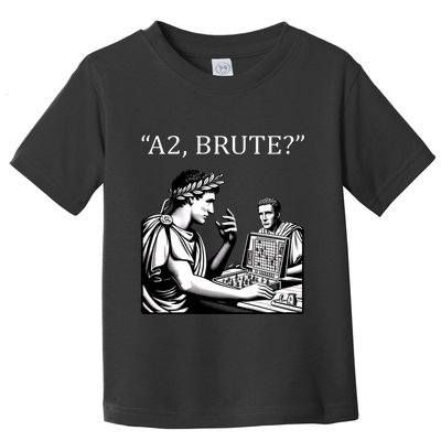 Funny History Caesar And Brutus Board Game Meme Toddler T-Shirt