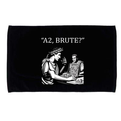 Funny History Caesar And Brutus Board Game Meme Microfiber Hand Towel