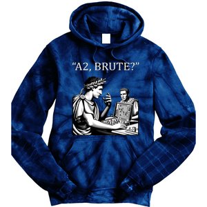 Funny History Caesar And Brutus Board Game Meme Tie Dye Hoodie