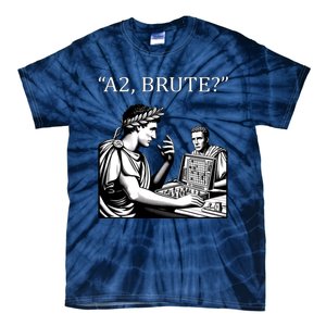 Funny History Caesar And Brutus Board Game Meme Tie-Dye T-Shirt