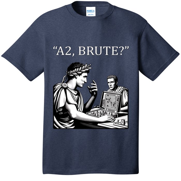 Funny History Caesar And Brutus Board Game Meme T-Shirt