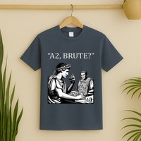Funny History Caesar And Brutus Board Game Meme T-Shirt