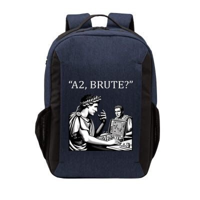 Funny History Caesar And Brutus Board Game Meme Vector Backpack