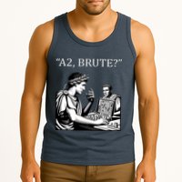 Funny History Caesar And Brutus Board Game Meme Tank Top