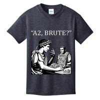 Funny History Caesar And Brutus Board Game Meme Kids T-Shirt