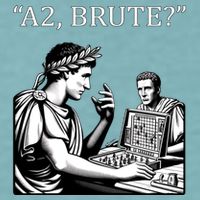 Funny History Caesar And Brutus Board Game Meme Sueded Cloud Jersey T-Shirt