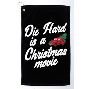 Funny Hard Christmas Movie Platinum Collection Golf Towel