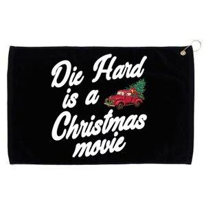 Funny Hard Christmas Movie Grommeted Golf Towel