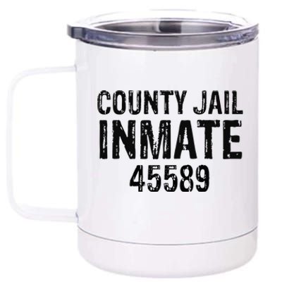 funyn Halloween County Jail Inmate Prisoner Costume Party 12 oz Stainless Steel Tumbler Cup