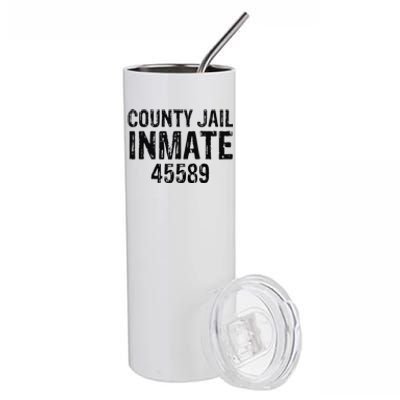 funyn Halloween County Jail Inmate Prisoner Costume Party Stainless Steel Tumbler