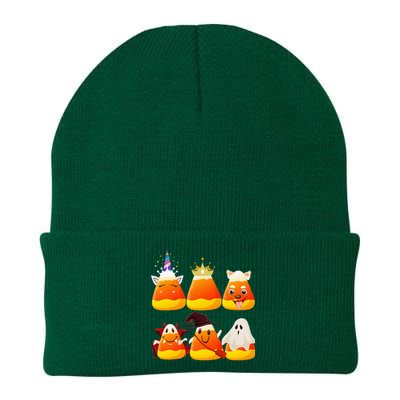 Funny Halloween Candy Corn Ghosts Witch Costume Knit Cap Winter Beanie