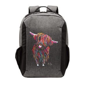 Funny Highland Cow Print Animal Print Bolly Vector Backpack