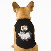 Funny Halloween Cow Moo I Mean Boo Doggie Tank