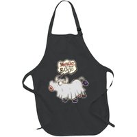 Funny Halloween Cow Moo I Mean Boo Apron