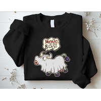 Funny Halloween Cow Moo I Mean Boo Sweatshirt