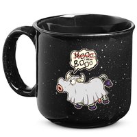 Funny Halloween Cow Moo I Mean Boo 15oz Campfire Ceramic Mug