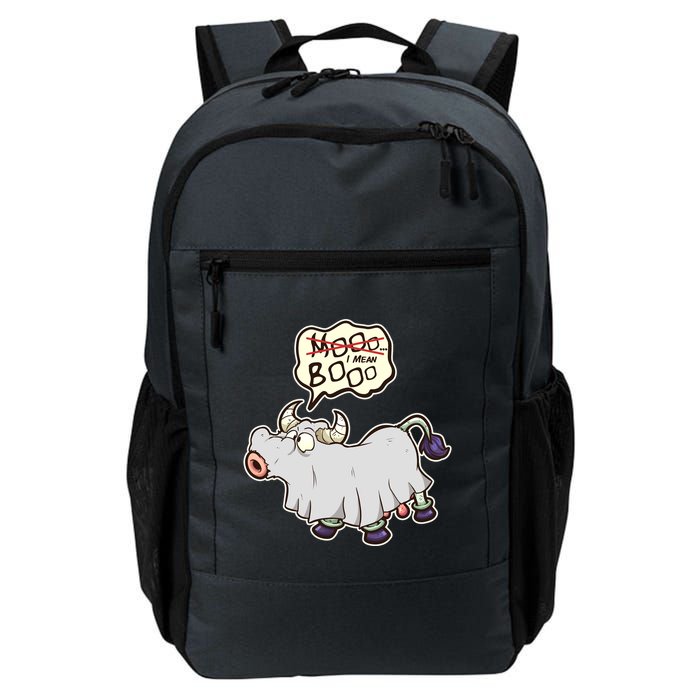 Funny Halloween Cow Moo I Mean Boo Backpack