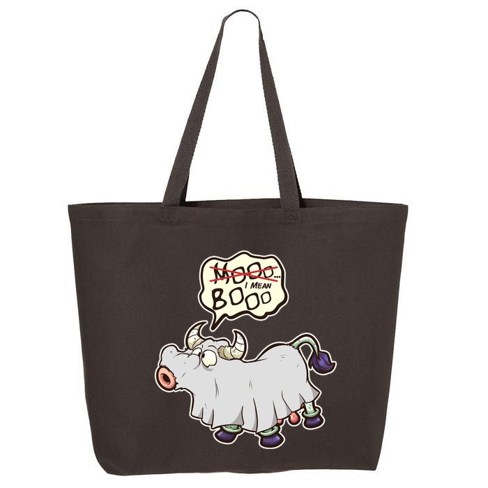 Funny Halloween Cow Moo I Mean Boo 25L Jumbo Tote