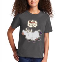 Funny Halloween Cow Moo I Mean Boo Kids T-Shirt