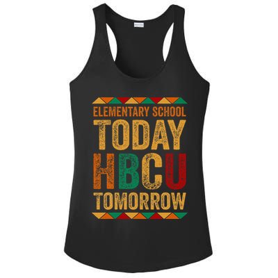 Future Hbcu College Elementary School Today Hbcu Tomorrow Ladies PosiCharge Competitor Racerback Tank