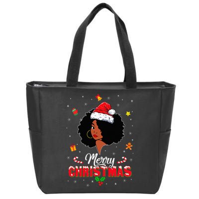 Festive Holiday Celebration for African Americans Zip Tote Bag