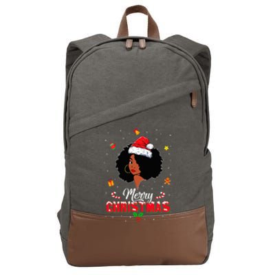 Festive Holiday Celebration for African Americans Cotton Canvas Backpack