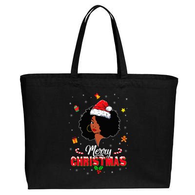 Festive Holiday Celebration for African Americans Cotton Canvas Jumbo Tote