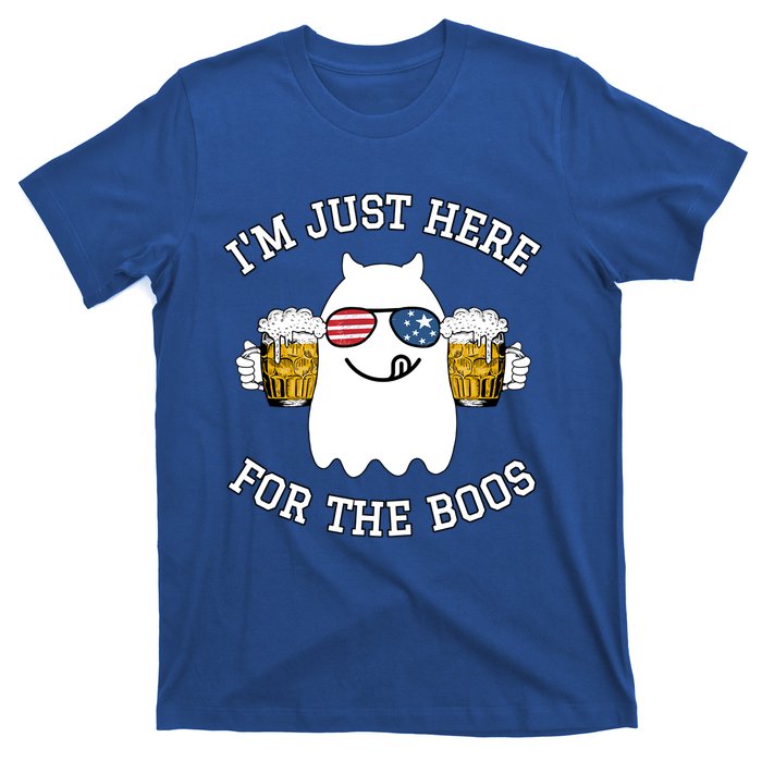 Funny Halloween Costume Gift Im Just Here For The Boos Gift T-Shirt