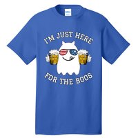 Funny Halloween Costume Gift Im Just Here For The Boos Gift Tall T-Shirt