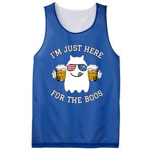 Funny Halloween Costume Gift Im Just Here For The Boos Gift Mesh Reversible Basketball Jersey Tank