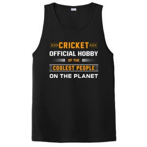 Funny Hobby Cricket For Cricket Lovers Players PosiCharge Competitor Tank